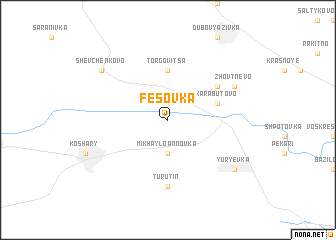 map of Fesovka