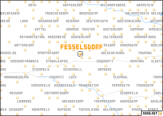 map of Fesselsdorf