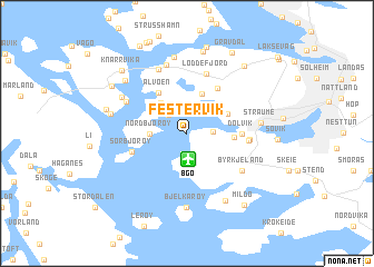 map of Festervik