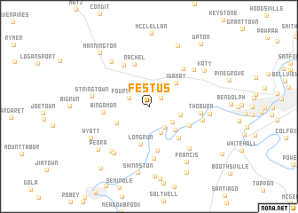 map of Festus