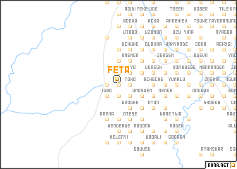 map of Feta