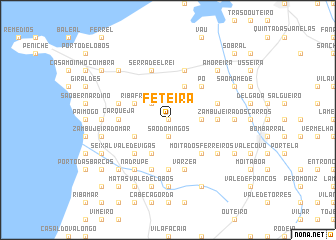 map of Feteira