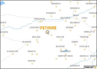 map of Fetinino