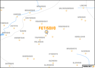 map of Fetisovo