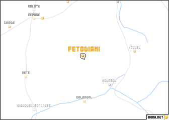 map of Féto Diami