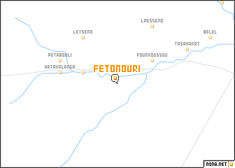 map of Féto Nouri