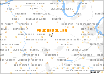 map of Feucherolles