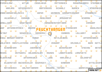 map of Feuchtwangen