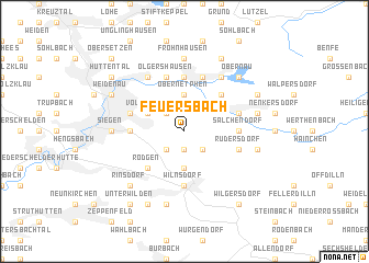 map of Feuersbach