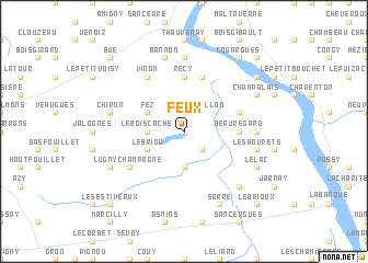 map of Feux
