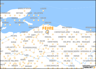 map of Fèvre
