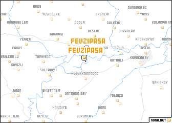 map of Fevzipaşa
