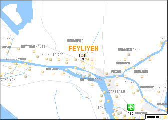 map of Feylīyeh