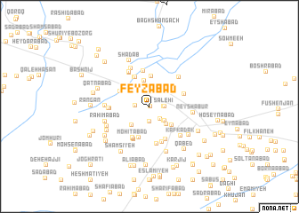 map of Feyẕābād