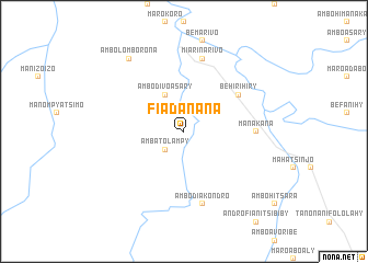map of Fiadanana