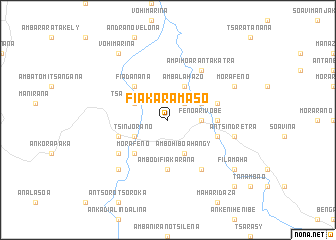 map of Fiakaramaso