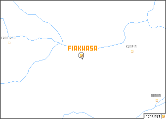 map of Fiakwasa