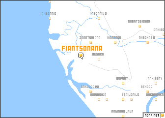 map of Fiantsonana