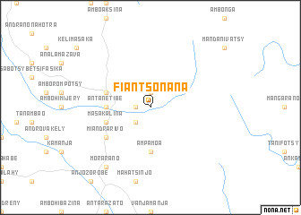 map of Fiantsonana