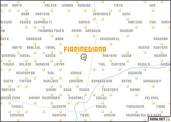 map of Fiarine Diana