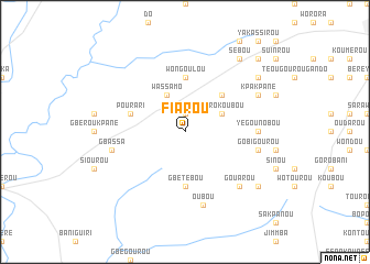 map of Fiarou
