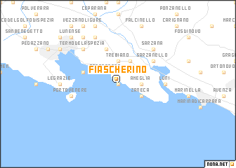 map of Fiascherino