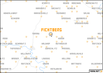 map of Fichtberg