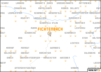 map of Fichtenbach