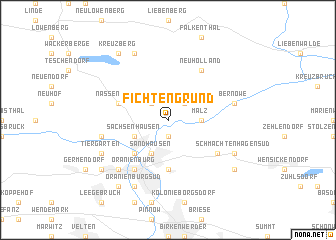 map of Fichtengrund
