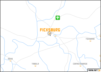 map of Ficksburg