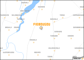 map of Fiébougou