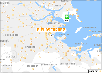 map of Fields Corner