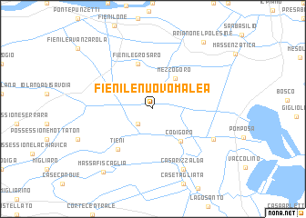 map of Fienile Nuovo Malea