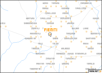 map of Fieniti