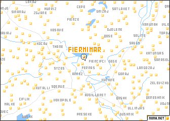 map of Fier-Mimar