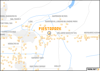 map of Fiesta Park