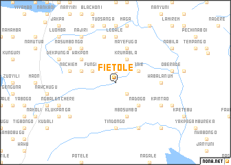 map of Fietole