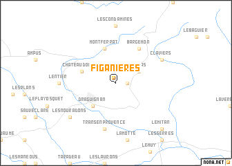 map of Figanières