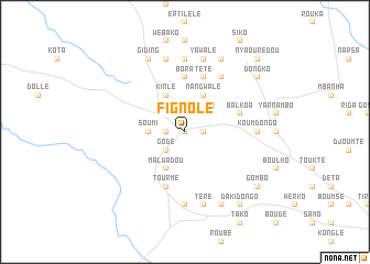 map of Fignolé