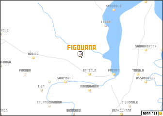map of Figouana
