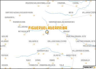 map of Figueruela de Arriba