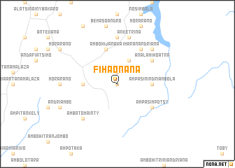 map of Fihaonana