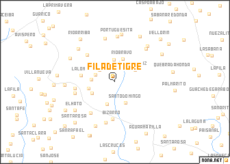 map of Fila de Tigre