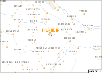 map of Filandia