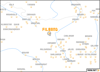 map of Fīl Band