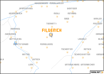 map of Filderich