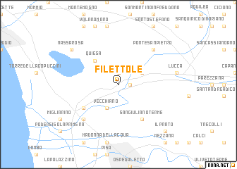map of Filettole