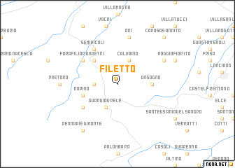 map of Filetto