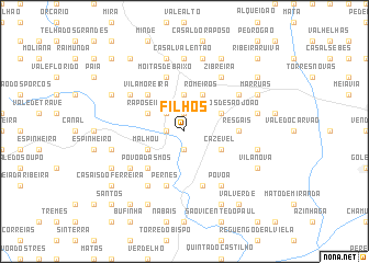 map of Filhós