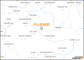 map of Filiadhón